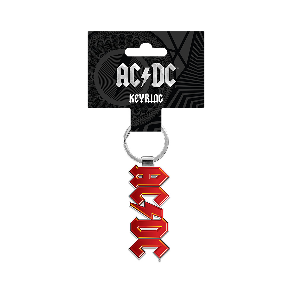 AC DC Keyring